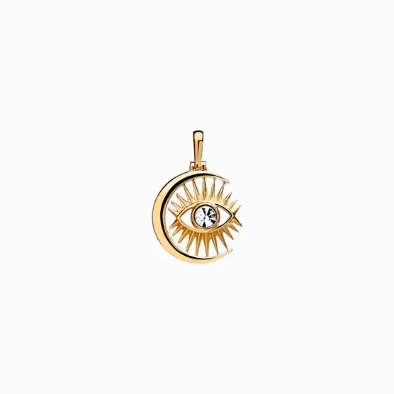 AWE Inspired Watchful Moon Eye Necklace