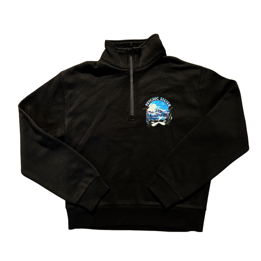 Orca Kiss Quarter Zip Fleece Sweatshirts