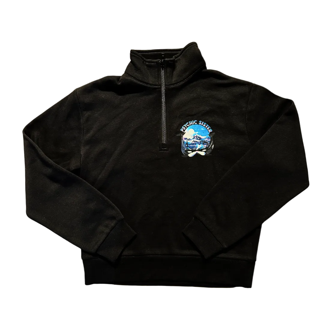 Orca Kiss Quarter Zip Fleece Sweatshirts