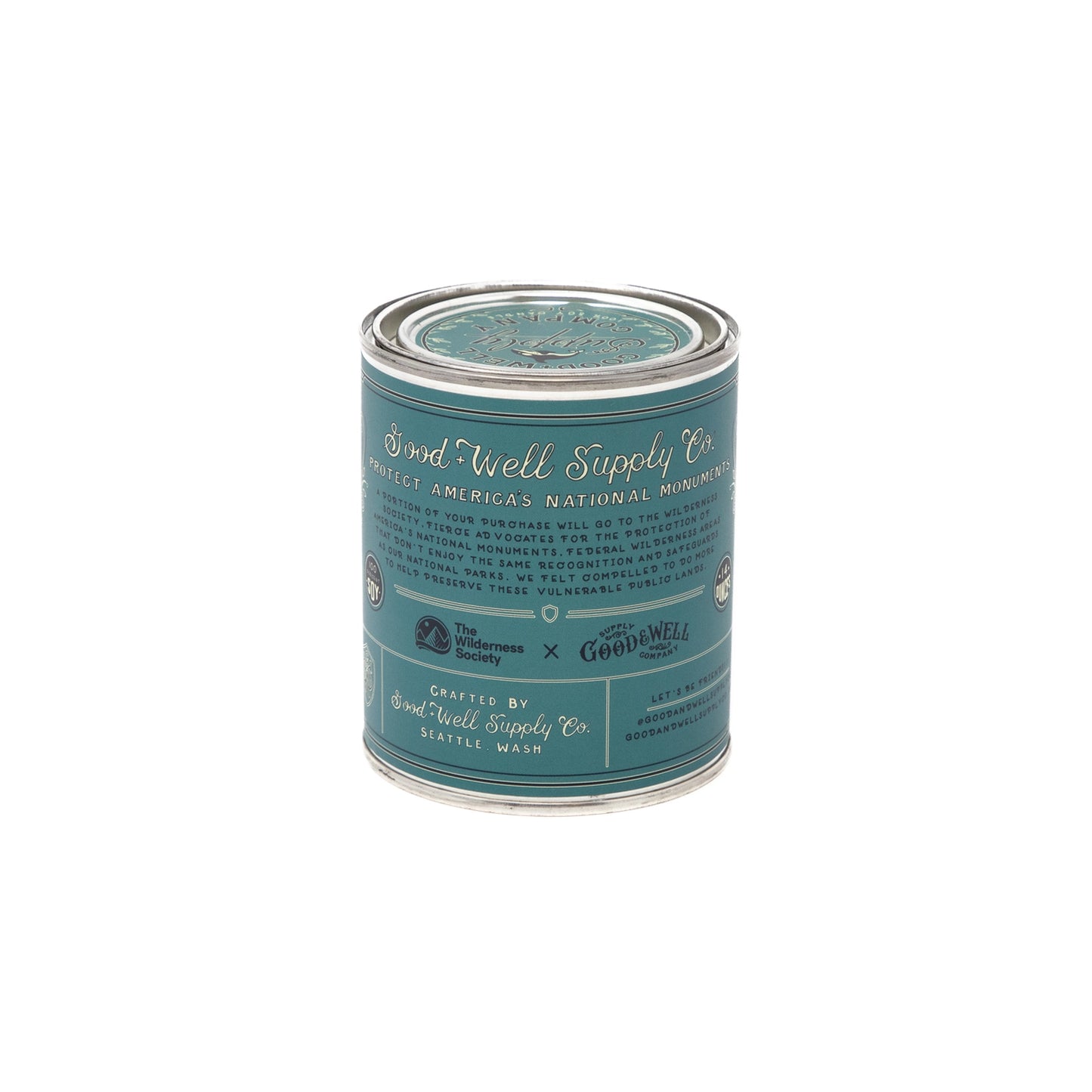 Good & Well Supply Co. San Juans Island Candle • Orange, Honeysuckle & Sandalwood