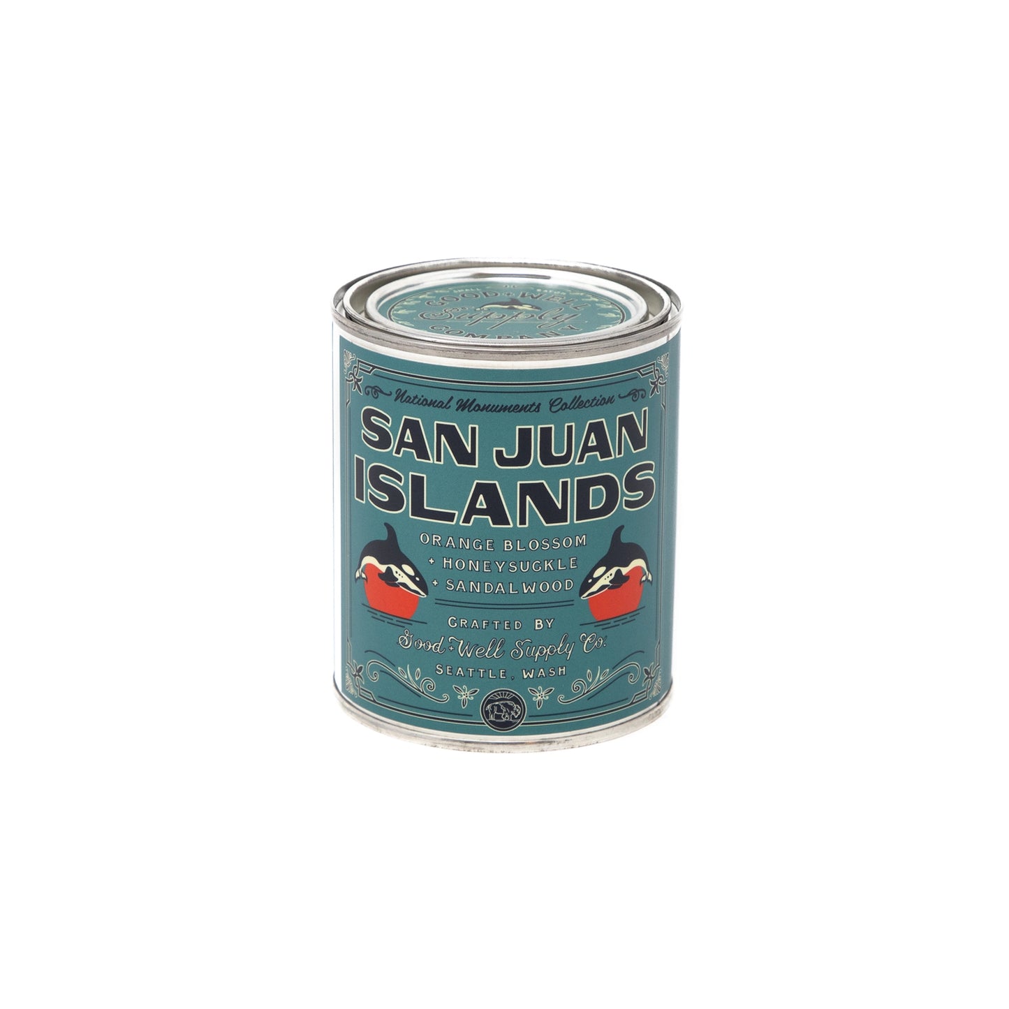 Good & Well Supply Co. San Juans Island Candle • Orange, Honeysuckle & Sandalwood