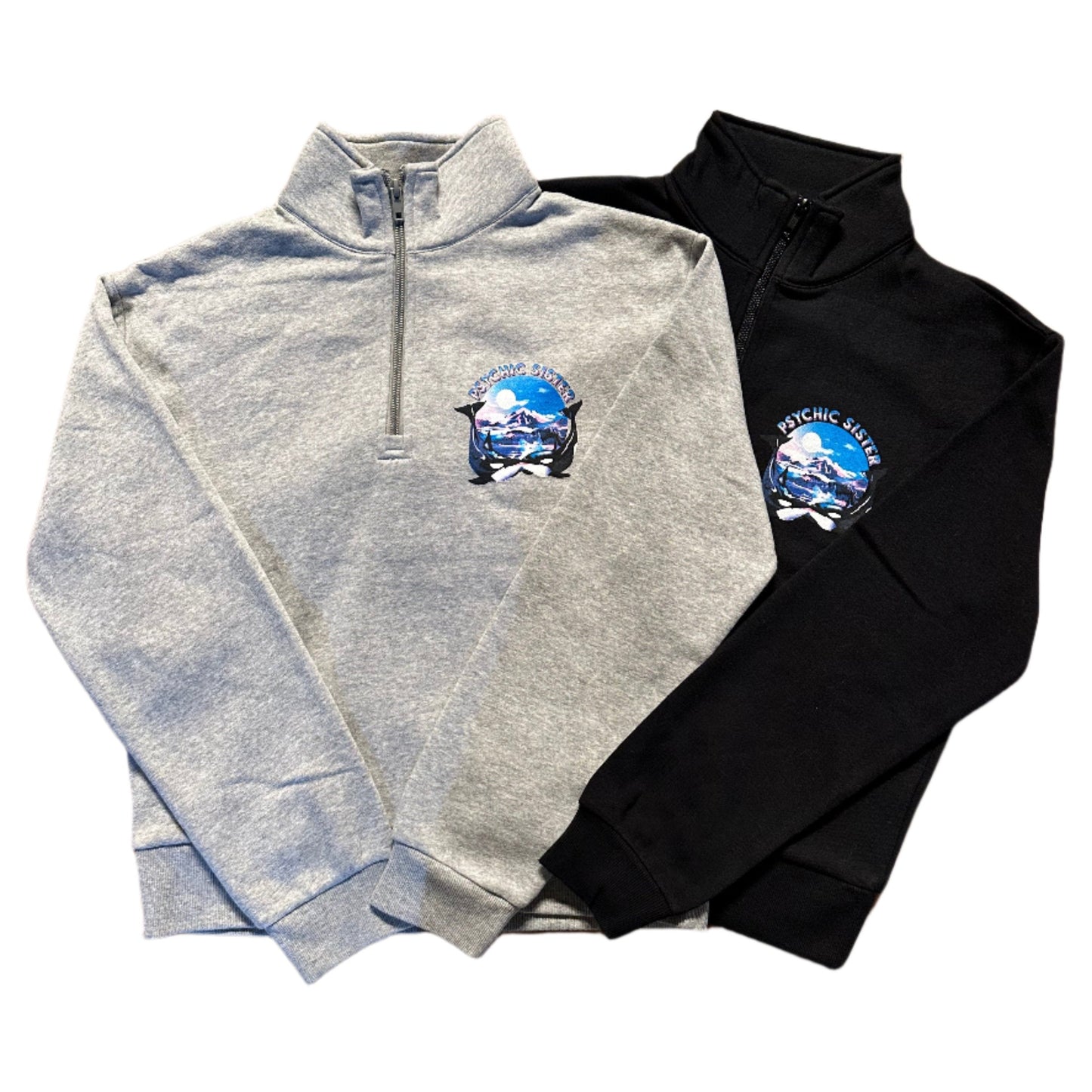 Orca Kiss Quarter Zip Fleece Sweatshirts