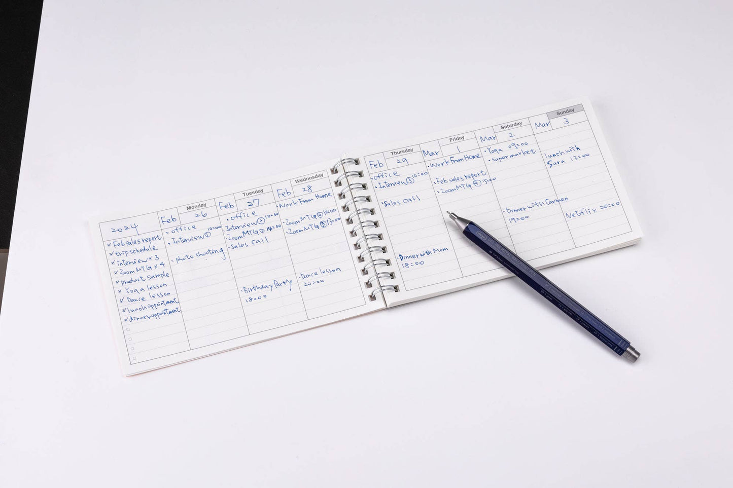 Weekly Schedule