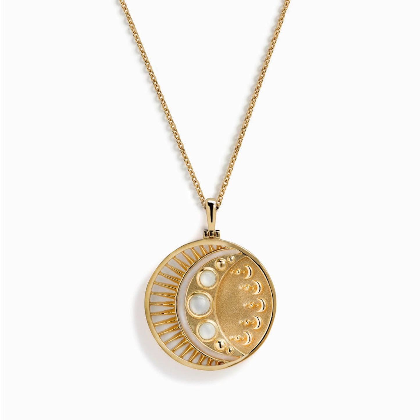 AWE Inspired Moonstone Eclipse Necklace