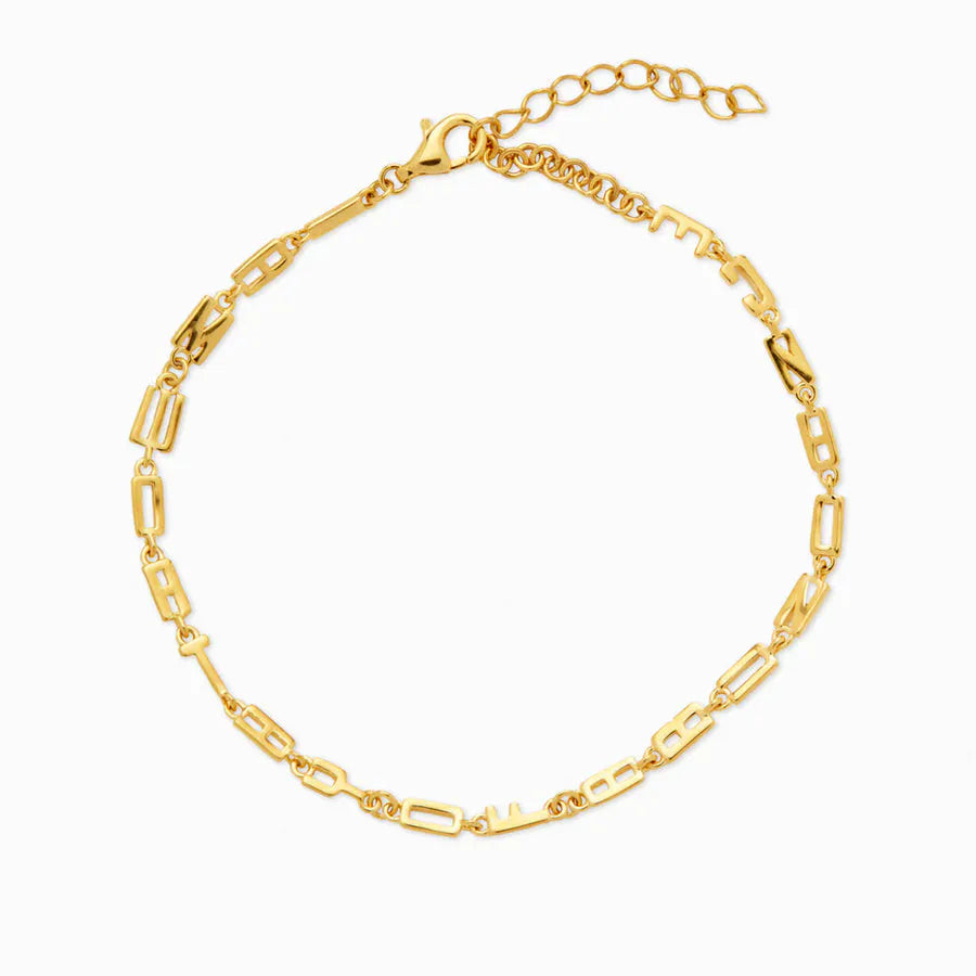 AWE “I AM WORTHY OF ABUNDANCE” Affirmation Bracelet