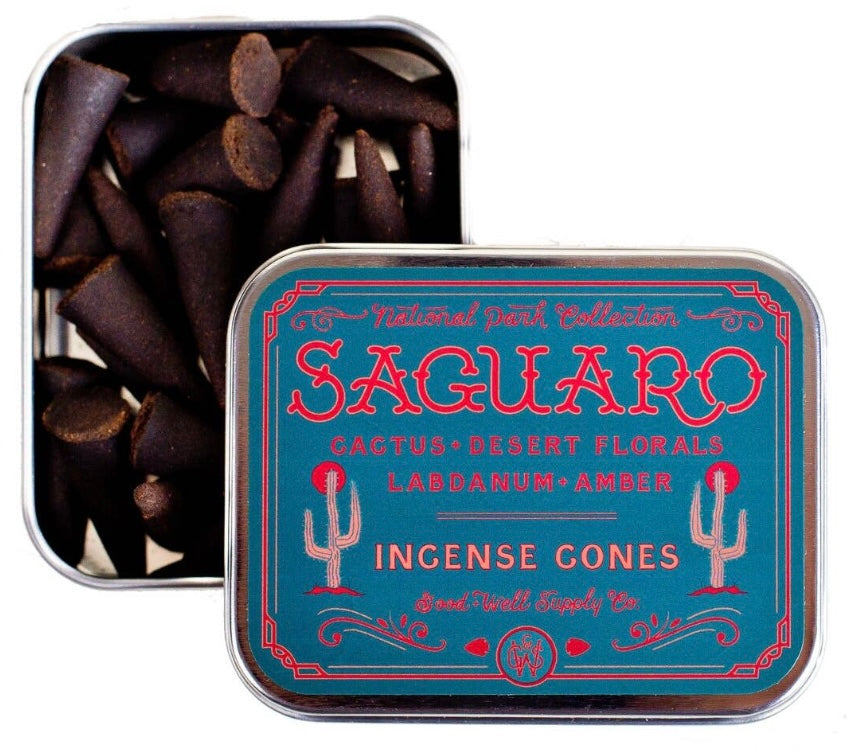 Good & Well Supply Co. Saguaro Incense - Cactus, Desert Florals, Labdanum & Amber
