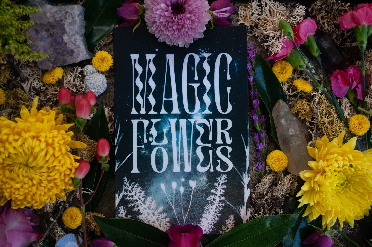 Magic Flowers Book and Bookmark