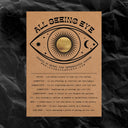 "ALL SEEING EYE" Scratch Off Fortune Affirmation Art Card