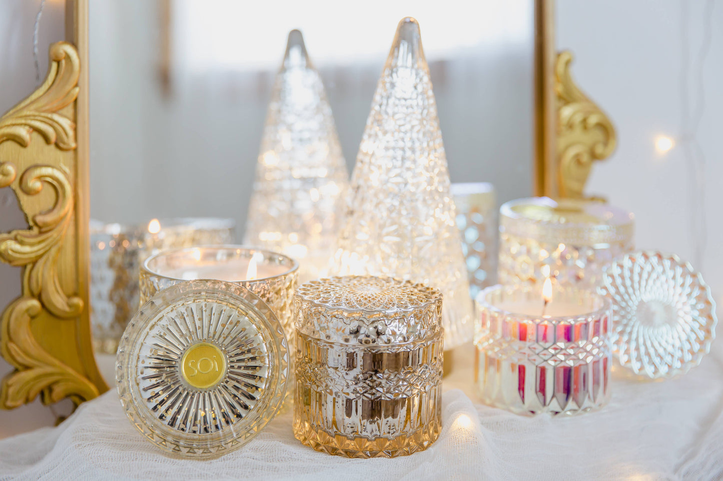 Winter Wonderland 8oz IRIDESCENT Petite Shimmer Candle (Iridescent)