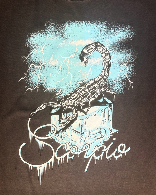 Scorpio Black Oversized S/S T-shirt