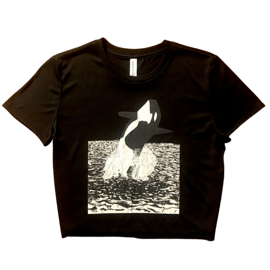 Psychic Sister Cropped Orca Tee