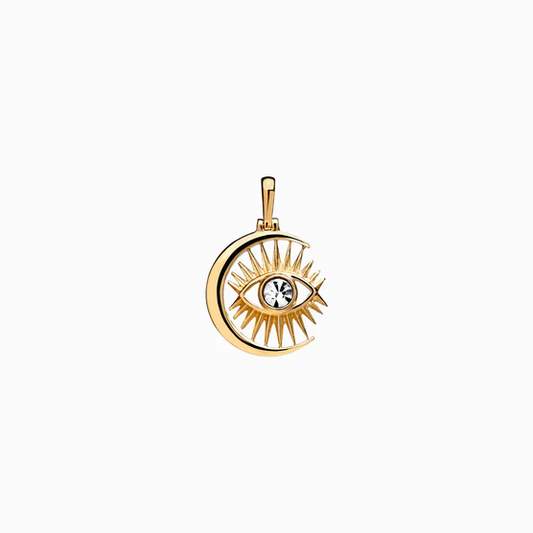 AWE Inspired Watchful Moon Eye Necklace
