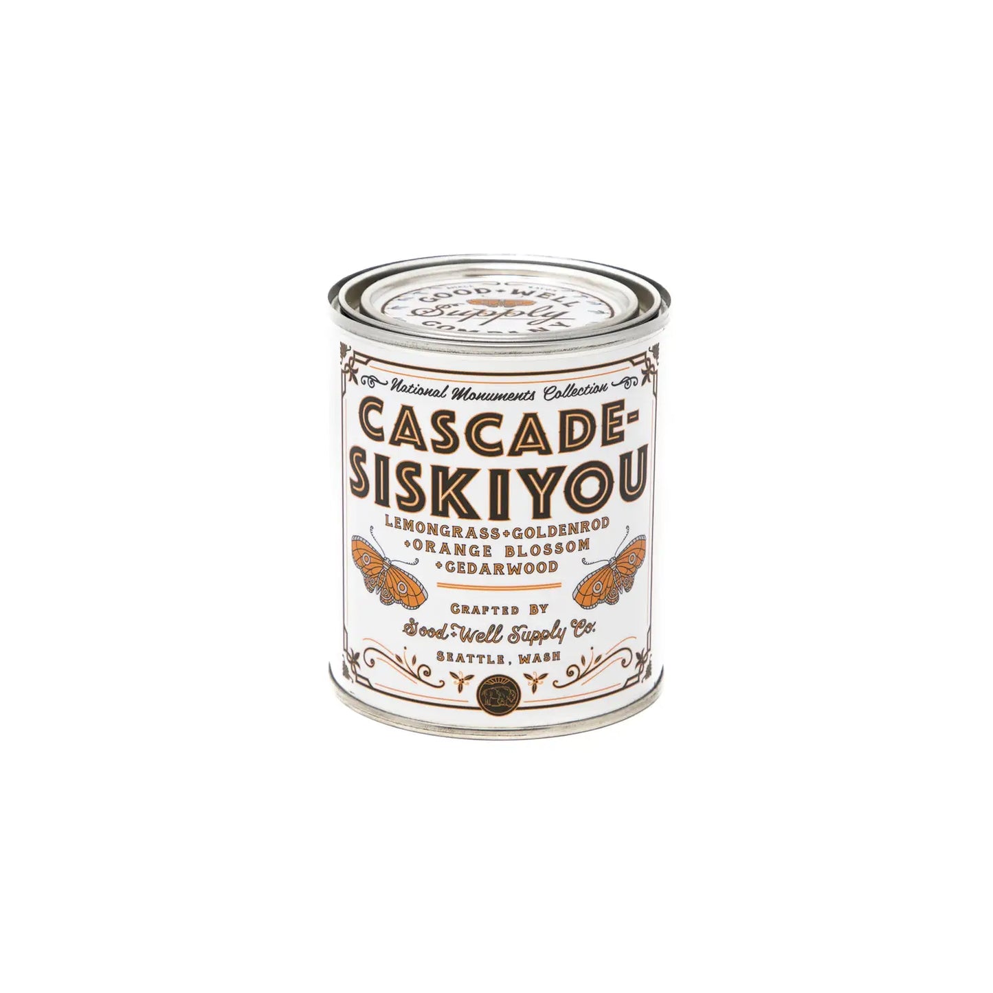 Good & Well Supply Co. Cascade-Siskyou Candle • Lemongrass + Goldenrod + Orange