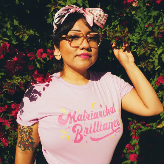 Image of Gloria Lucas, founder of Nalgona Positivity Pride, wearing a pink shirt.