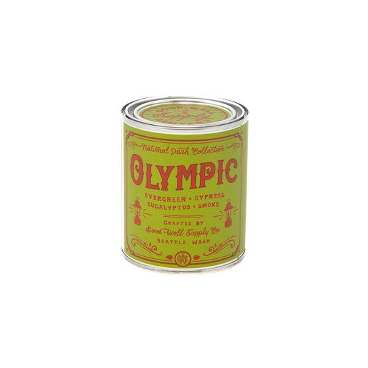 Good & Well Supply Co. Olympic Candle • Evergreen + Cypress + Eucalyptus + Smoke