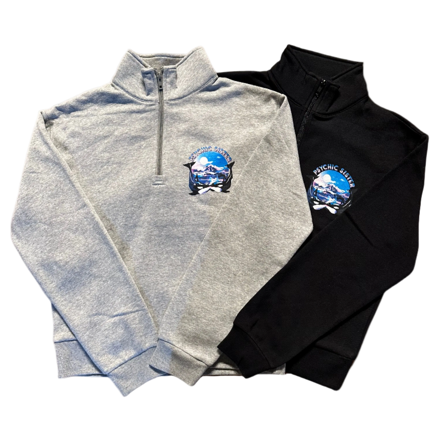 Orca Kiss Quarter Zip Fleece Sweatshirts