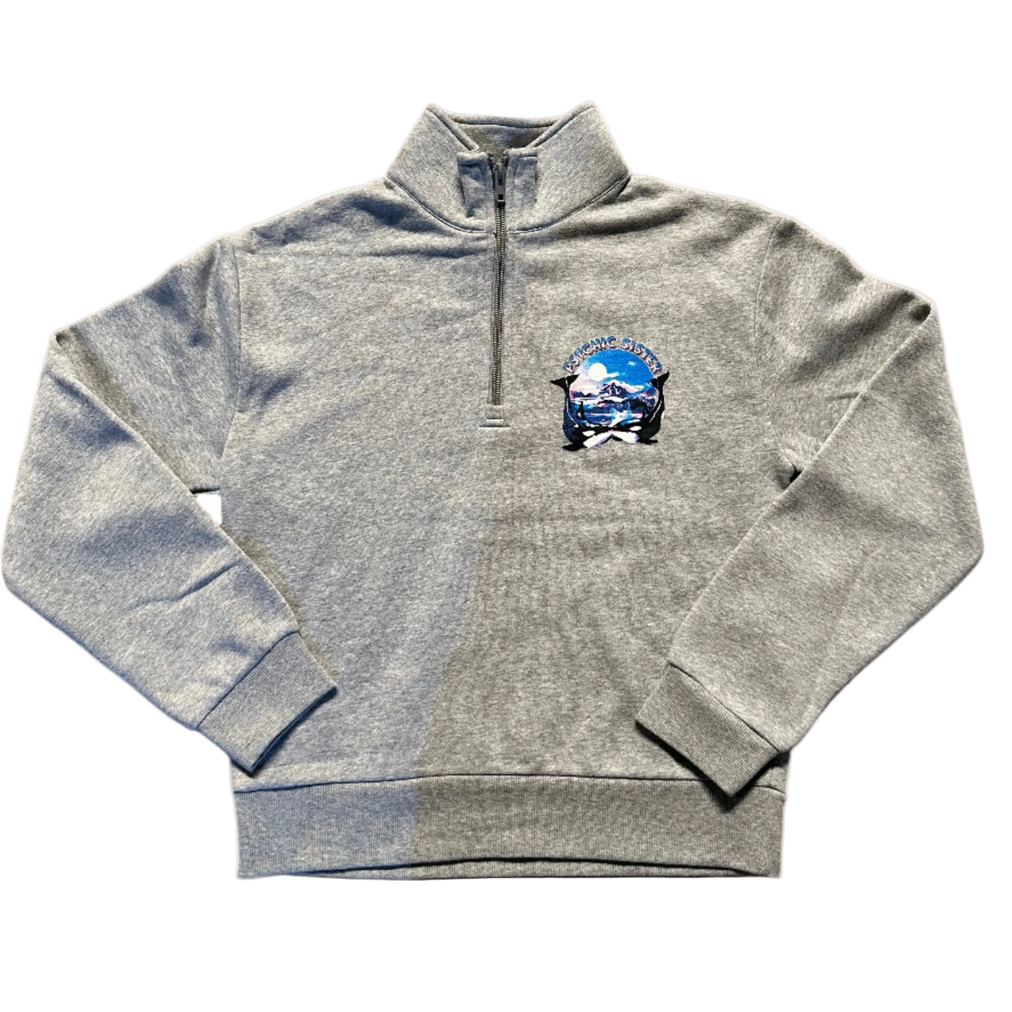Orca Kiss Quarter Zip Fleece Sweatshirts