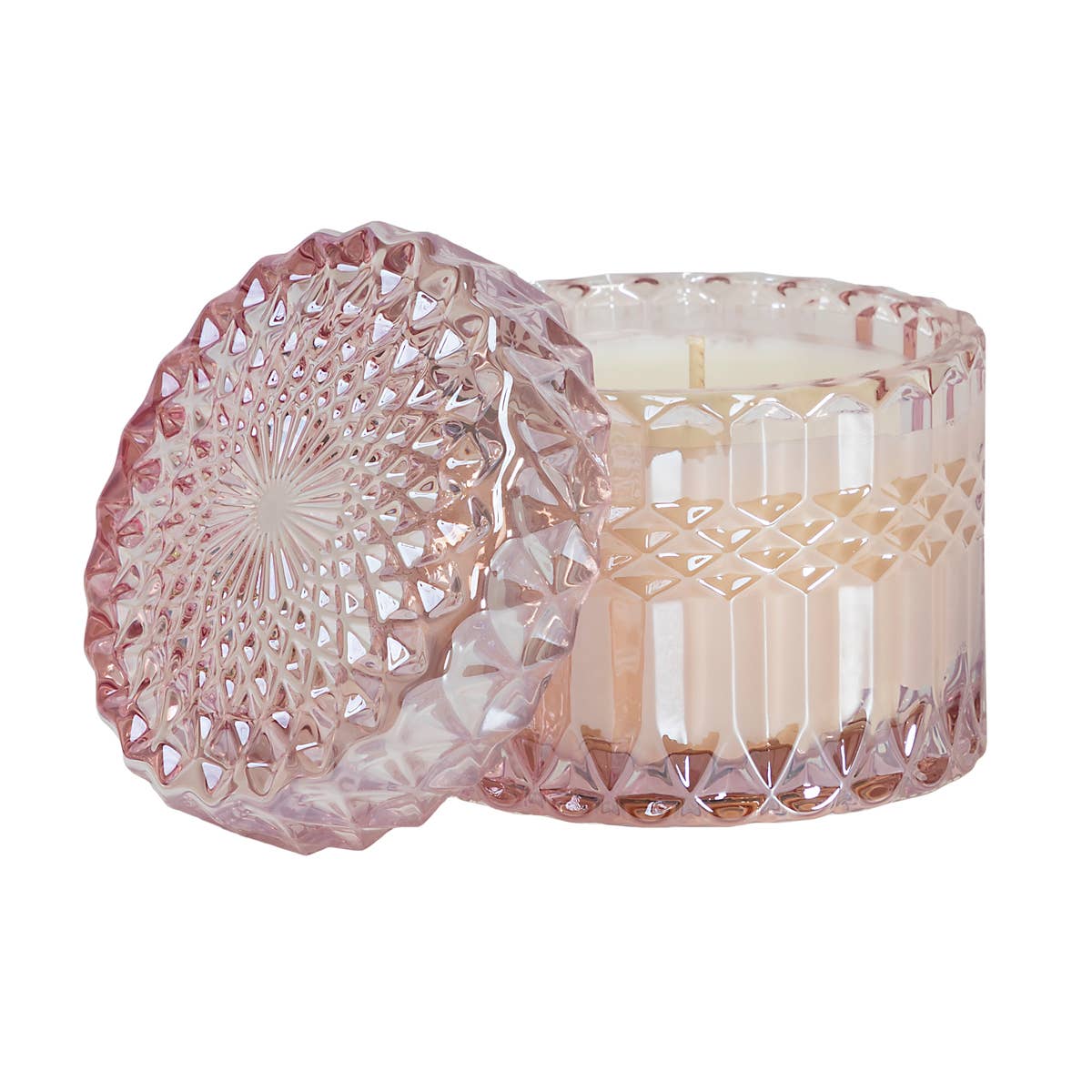 Pink Chiffon Shimmer Candle