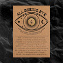 "ALL SEEING EYE" Scratch Off Fortune Affirmation Art Card