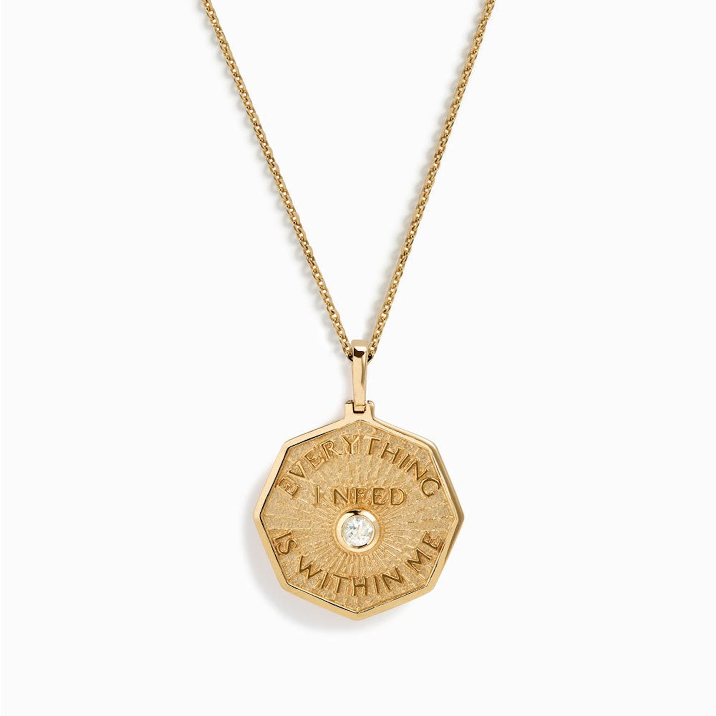 AWE Inspired Everything I Need is Within Me Pendant Necklace