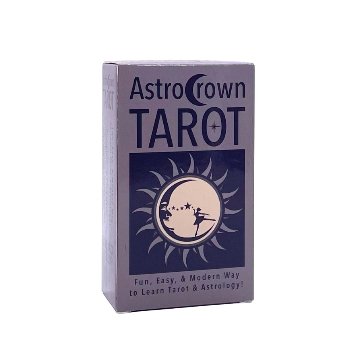 Box cover of the Astro Crown Tarot deck.