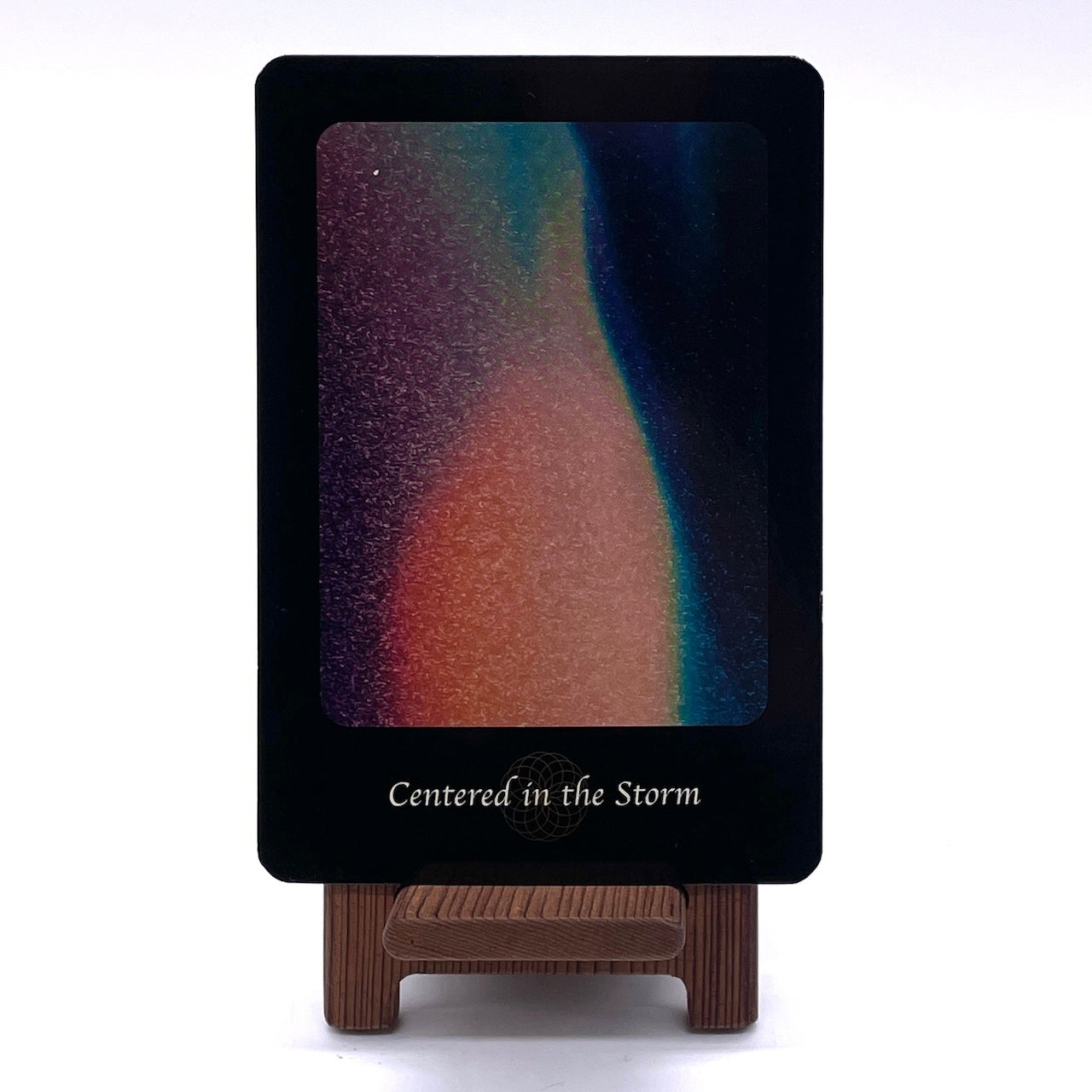 Centered in the Storm Card from Illuminated Love Oracle Deck