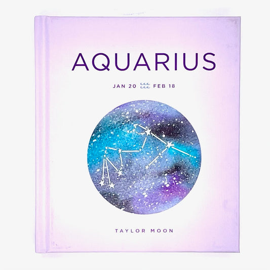 Book cover of Aquarius zodiac book.