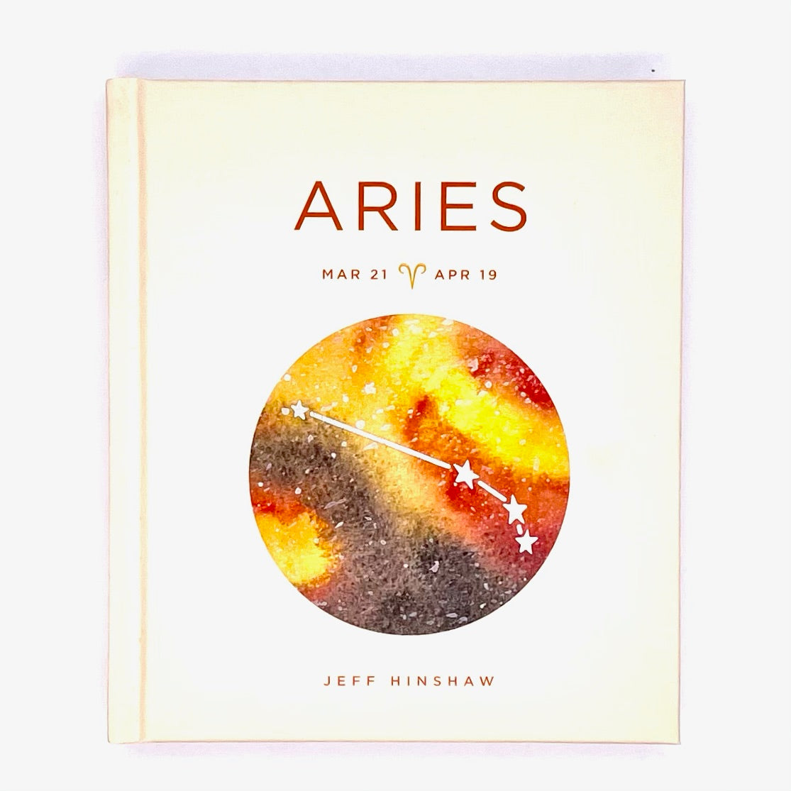 Book cover of Aries zodiac book.