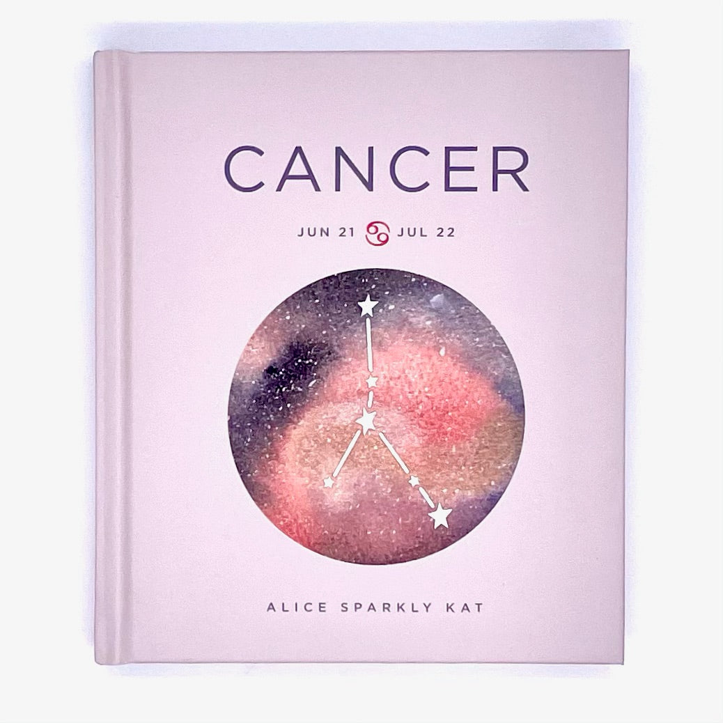 Book cover of Cancer zodiac book.