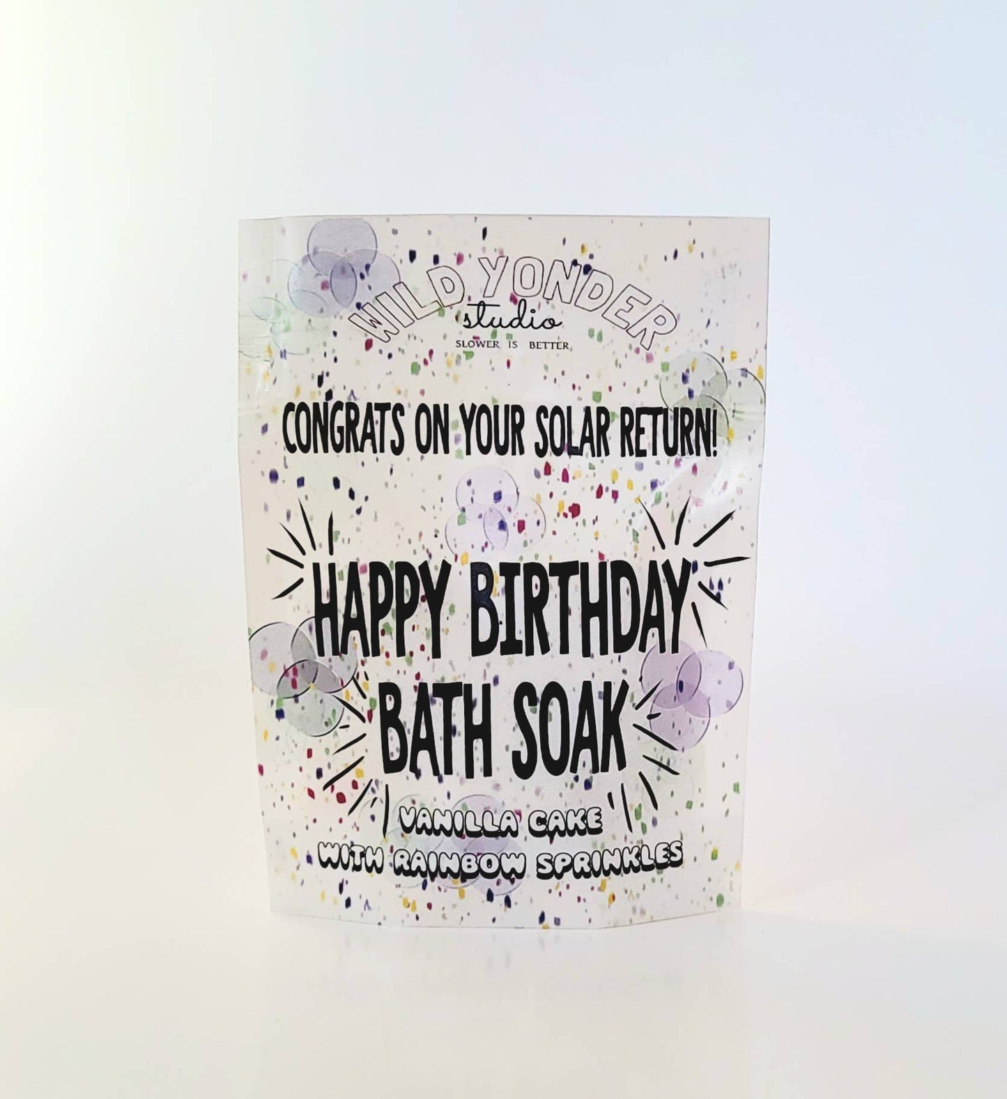 Bath Salt Soak Happy Birthday