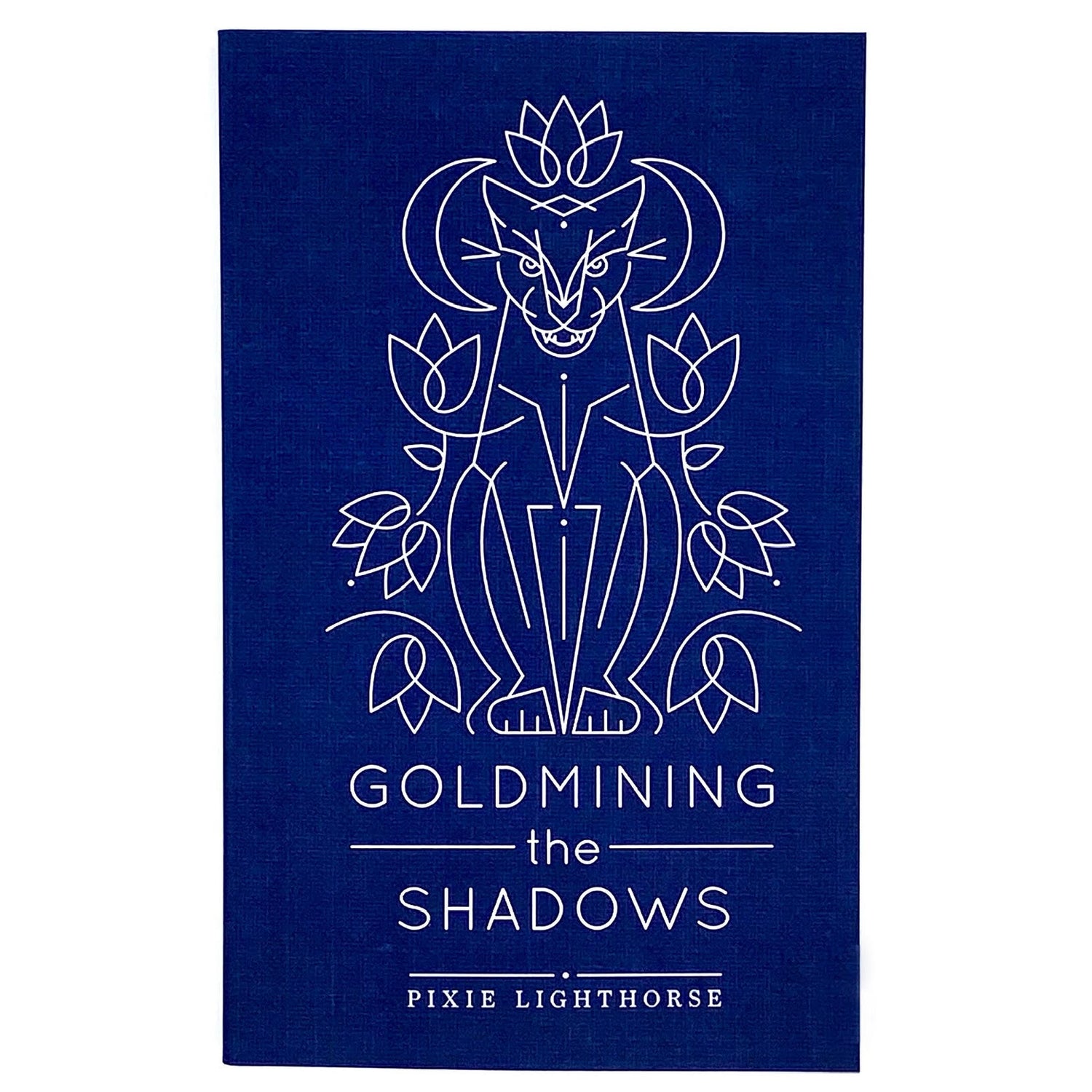 Book cover of Goldmining the Shadows by Pixie Lighthorse.