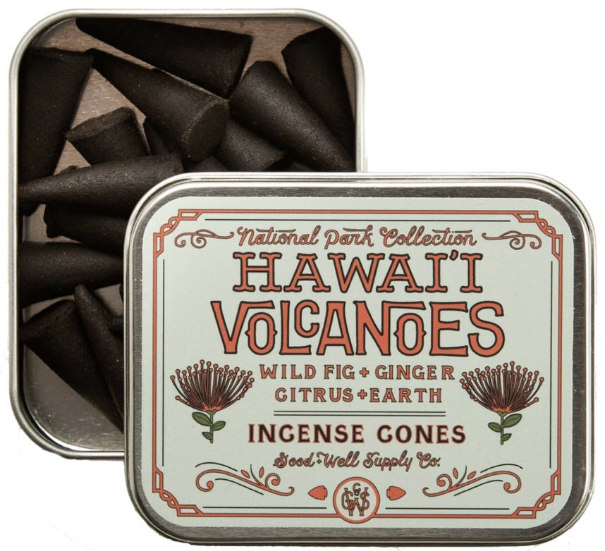 Good & Well Supply Co. Hawai’i Volcanoes Incense - Wild Fig, Ginger, Citrus & Earth