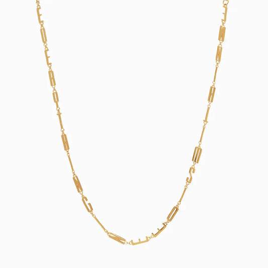 AWE Inspired “Everything I Need Is Within Me” Affirmation Necklace