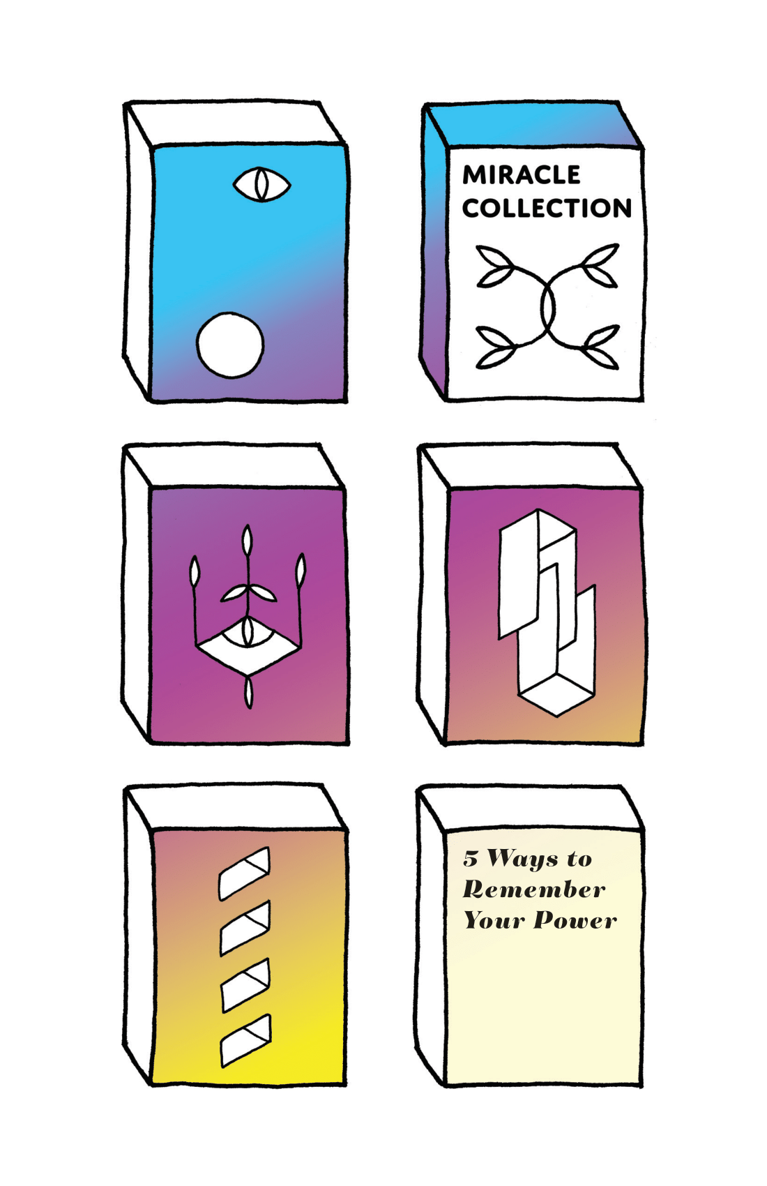 Cover of Miracle Collection, 5 ways to remember your power.