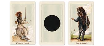 Tarot cards from the Pagan Otherworlds tarot deck.