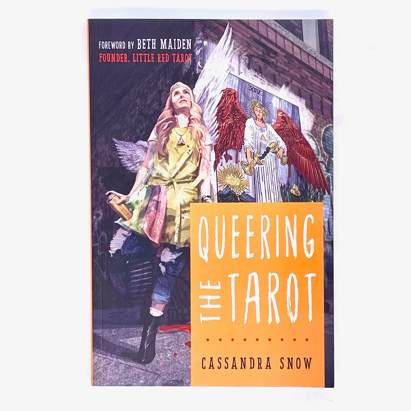Book cover of Queering the Tarot by Cassandra Snow.