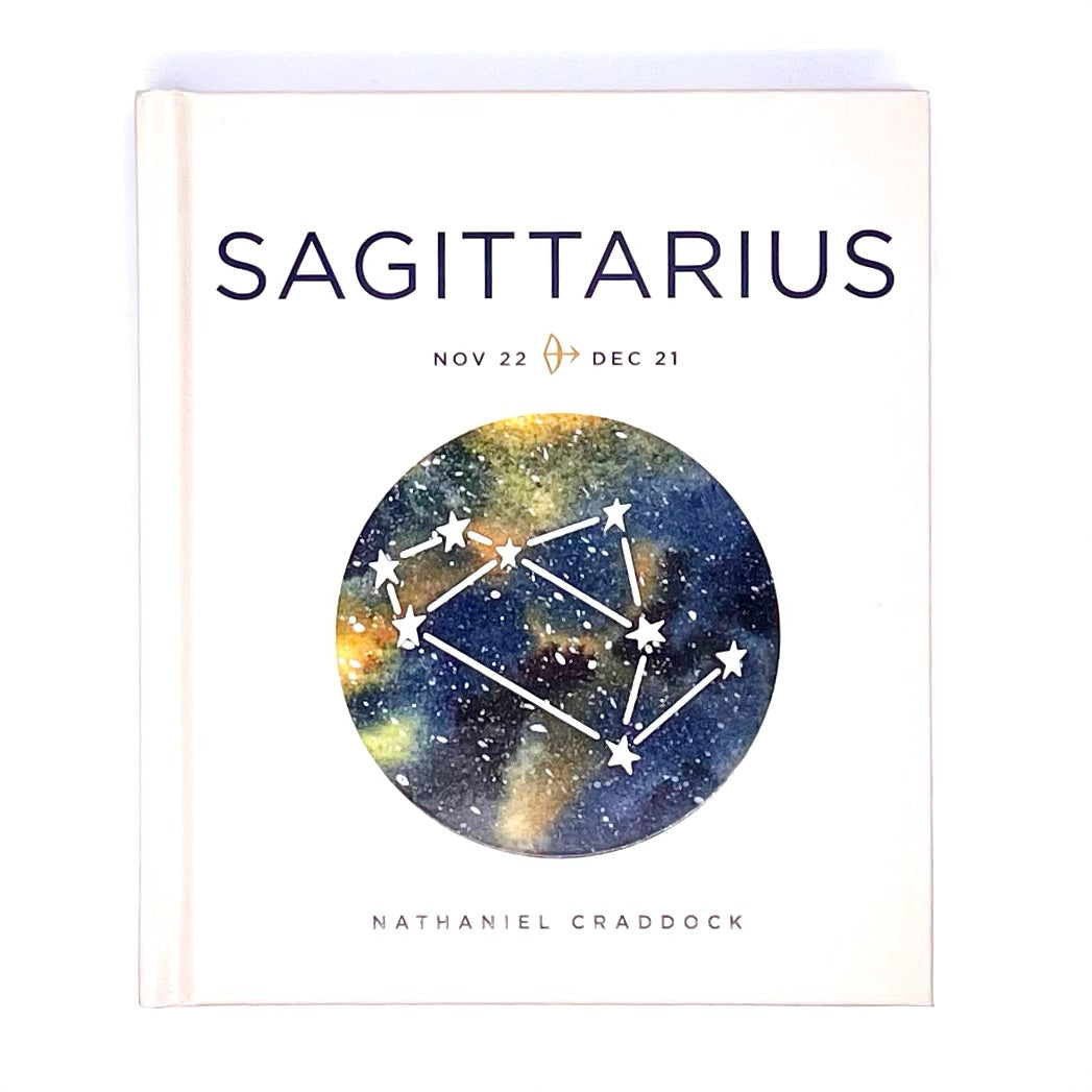Book cover of Sagittarius zodiac book.