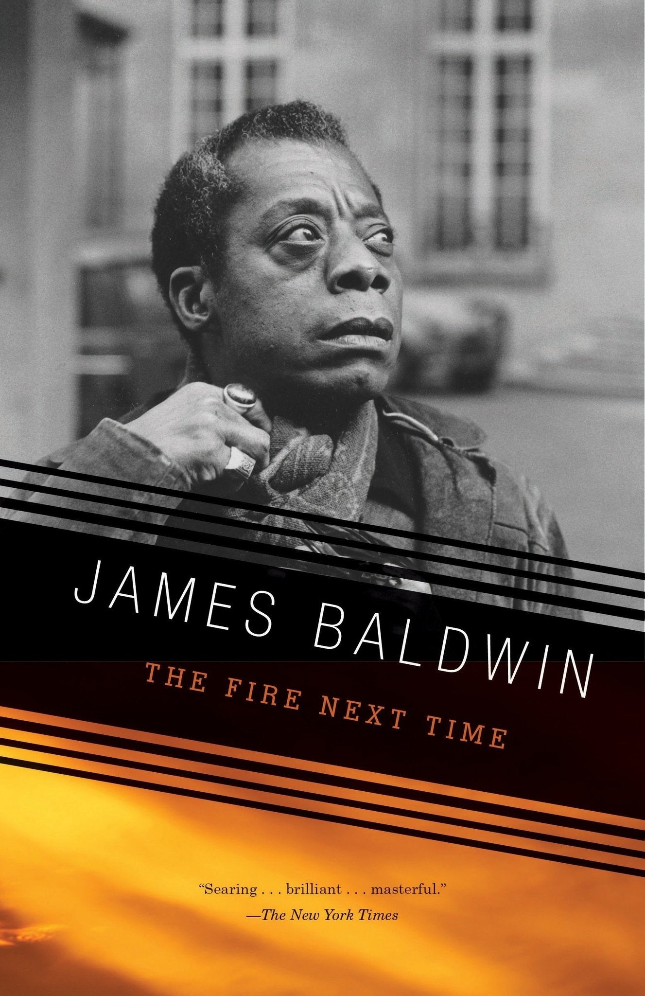 Book cover The Fire Next Time by James Baldwin.
