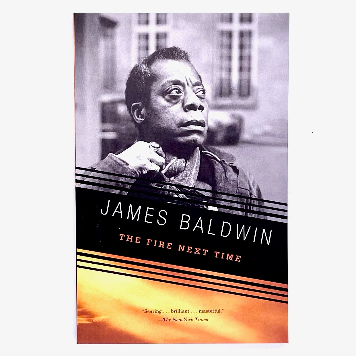 Book cover The Fire Next Time by James Baldwin.