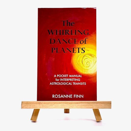 Book cover of The Whirling Dance of Planets by Rosanne Finn.