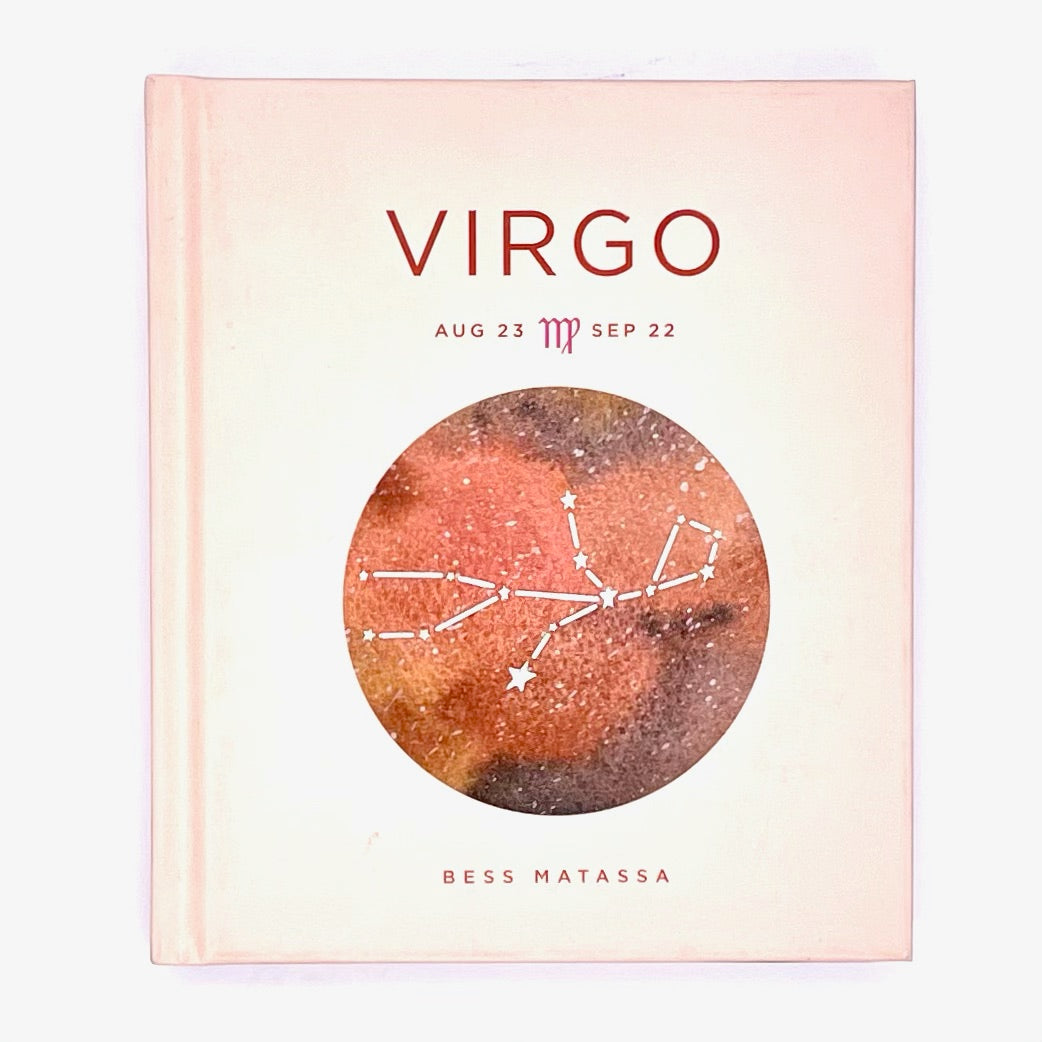 Book cover of Virgo zodiac book.